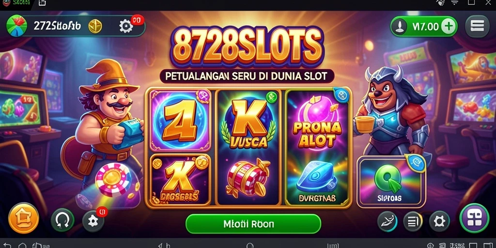 Screenshot gameplay 8728SLOTS yang menunjukkan petualangan seru.
