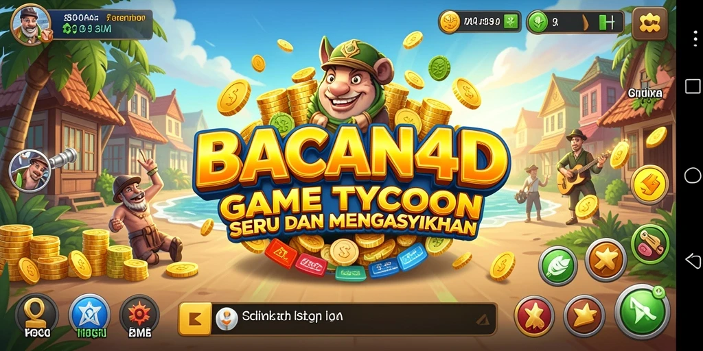 Tampilan gameplay BACAN4D yang menarik dan seru dalam dunia Tycoon.
