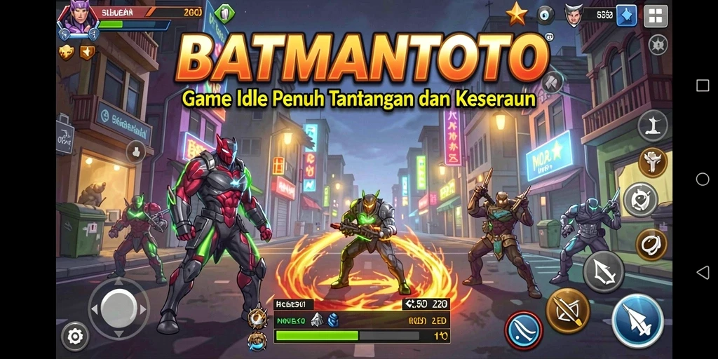 Tampilan gameplay kabur yang menarik dari BATMANTOTO.