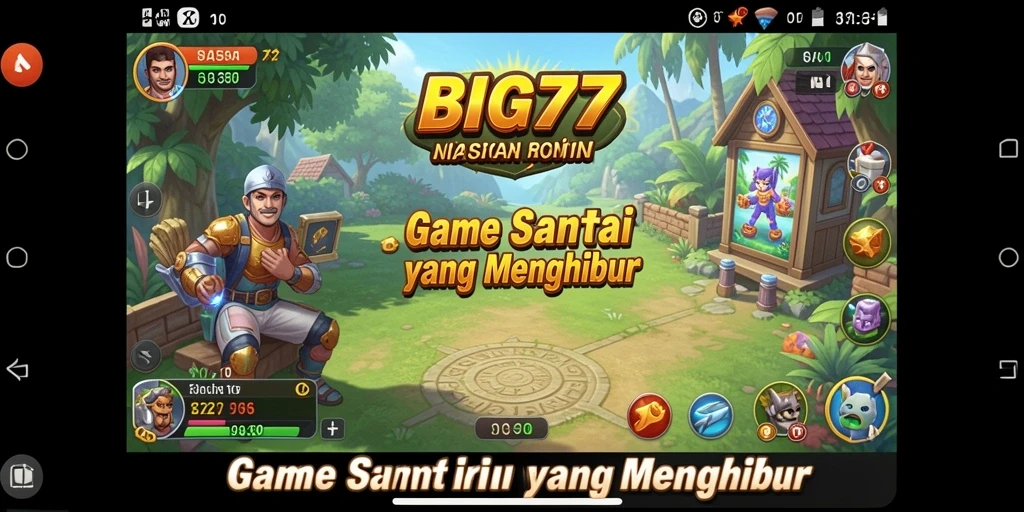 Tampilan gameplay BIG77 yang menghibur dan menarik.