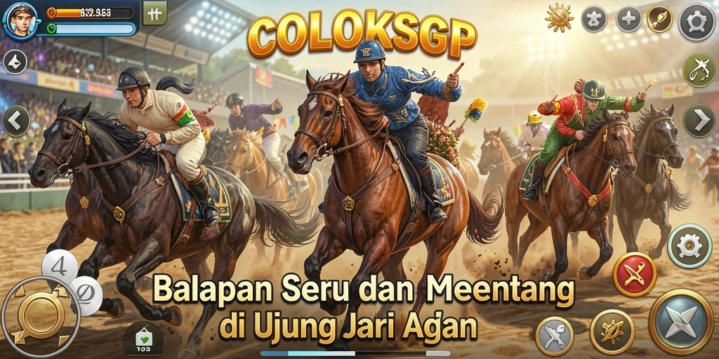 Gameplay seru balapan mobil di COLOKSGP.