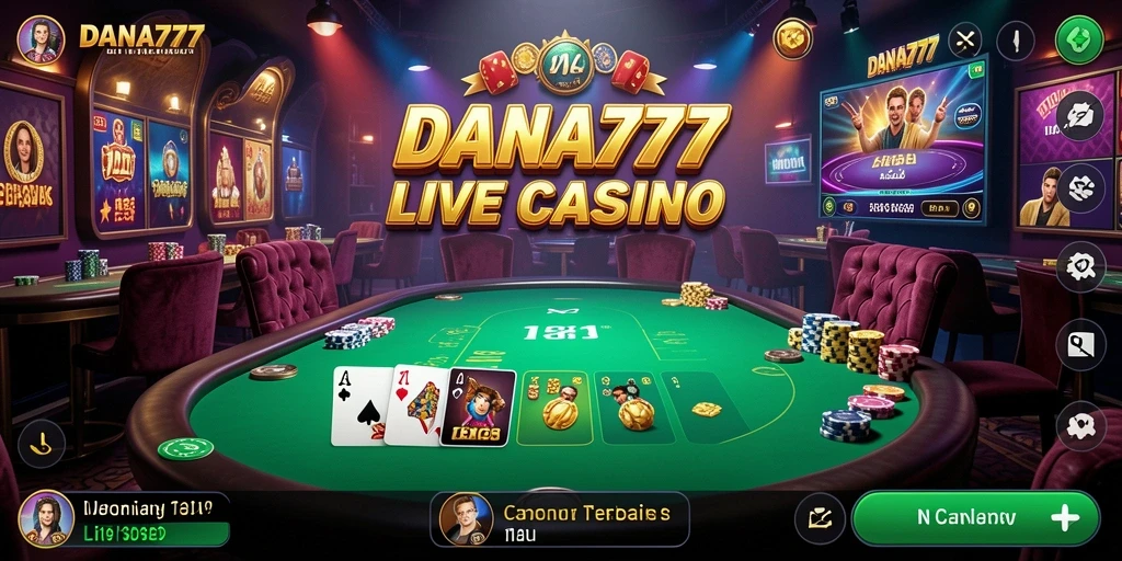 Gameplay Live Casino DANA777 yang menarik dan interaktif.