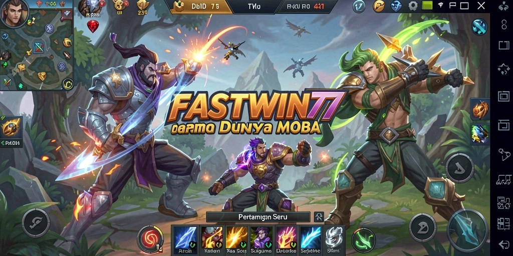 Gameplay seru pertarungan tim di FASTWIN77.