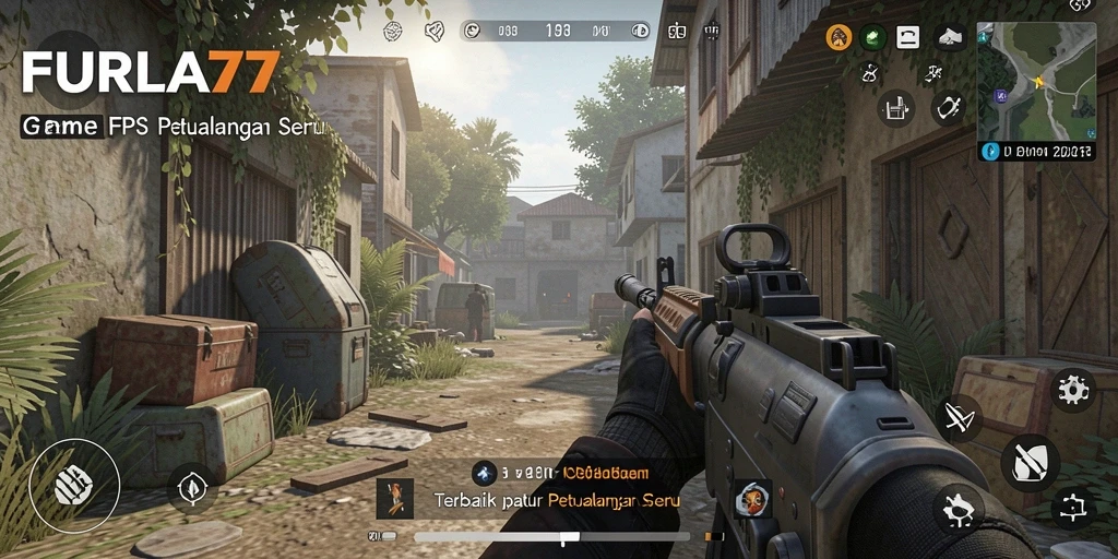 Screenshot FURLA77 menampilkan aksi seru dari gameplay FPS.