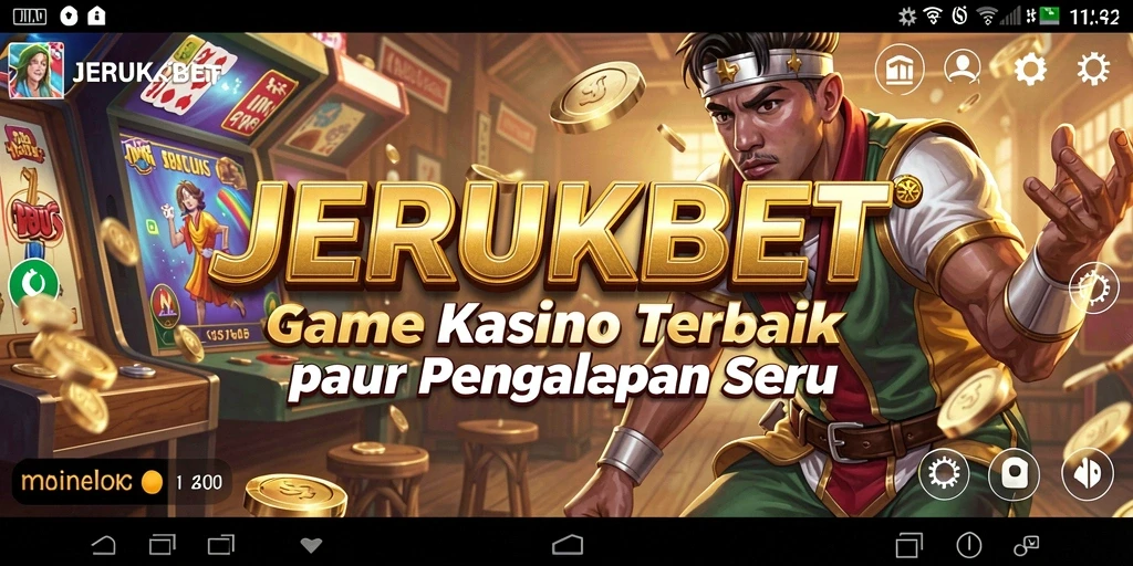 Tampilan utama gameplay JERUKBET yang seru dan mengasyikkan.