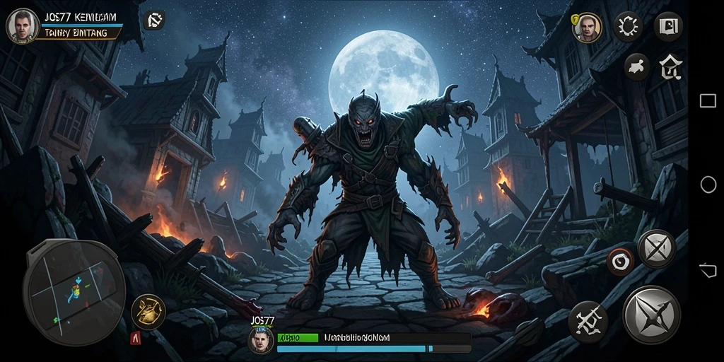 Gameplay menyeramkan di JOS77 dengan suasana kelam dan misterius.