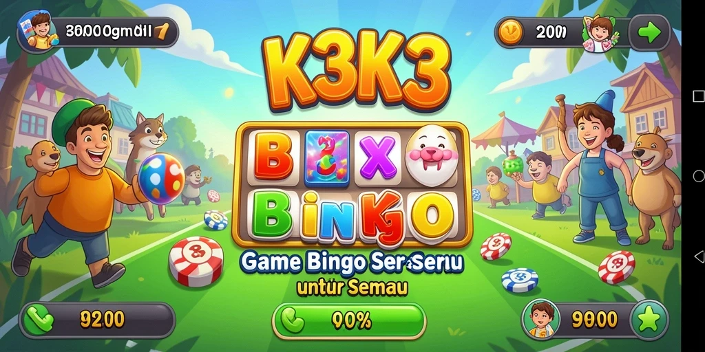 Gameplay seru K3K3 yang menampilkan momen Bingo menarik.