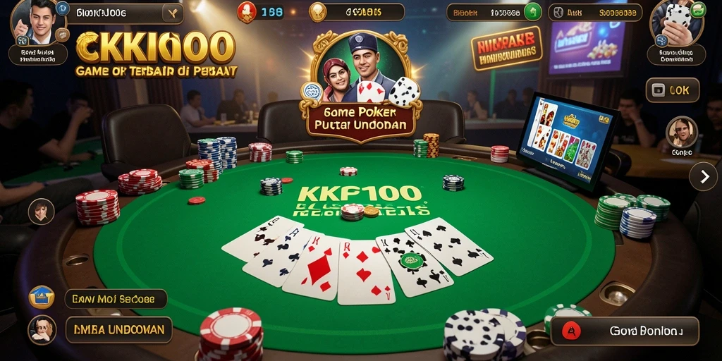 Tampilan permainan Poker KPK100 yang seru dan menarik.
