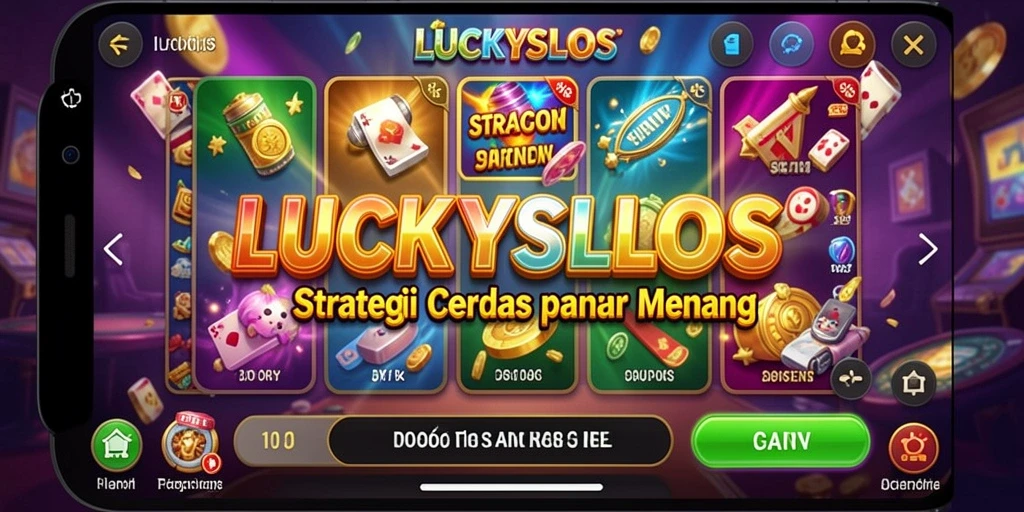 Tampilan gameplay menarik dan mendebarkan dari LUCKYSLOTS.