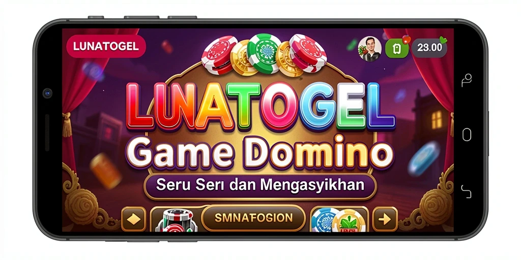 Tampilan gameplay seru dan interaktif dari LUNATOGEL.
