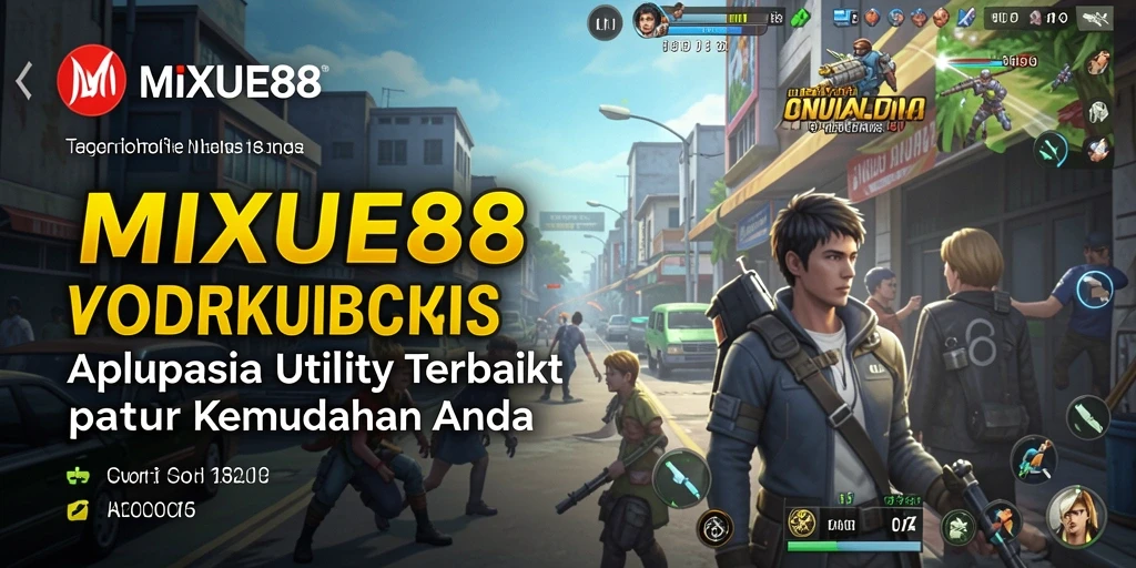 Tampilan antarmuka utama MIXUE88 dengan fitur Utility yang lengkap.