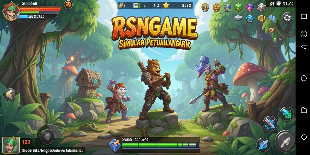 Tampilan gameplay RSNGAME yang mendebarkan dan interaktif.