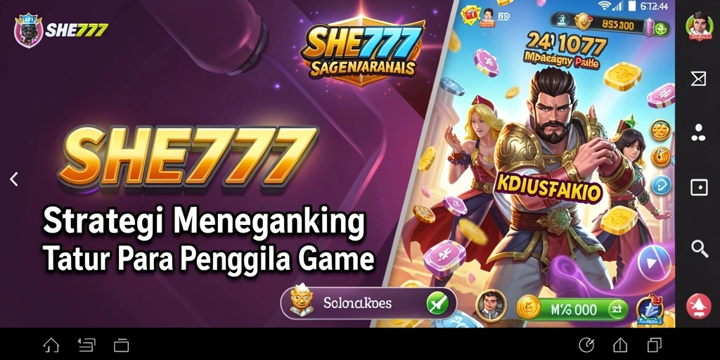 Tampilan gameplay <strong>SHE777</strong> yang mendebarkan dan penuh strategi.