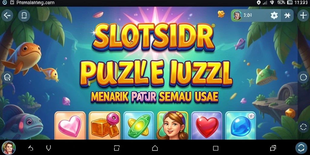 Tampilan gameplay SLOTSIDR yang menarik dan penuh teka-teki.