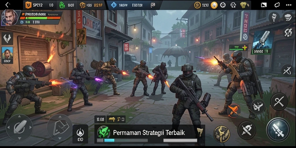 Tangkapan layar gameplay SP212 yang menarik dan menantang.