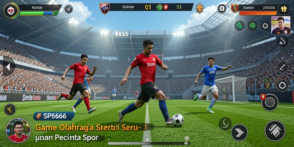 Tampilan gameplay SP666 yang menegangkan dan seru.