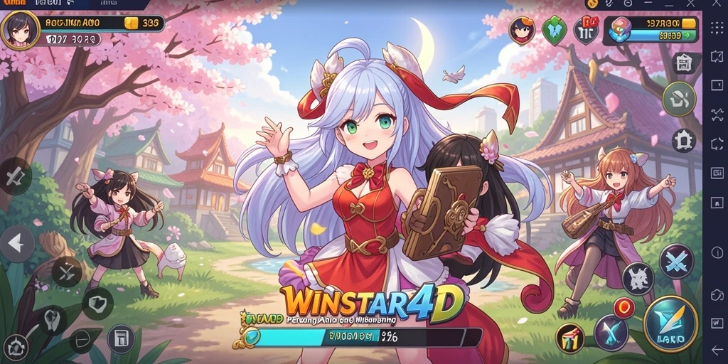 Screenshot WINSTAR4D menampilkan petualangan Anime yang menarik dan penuh aksi.