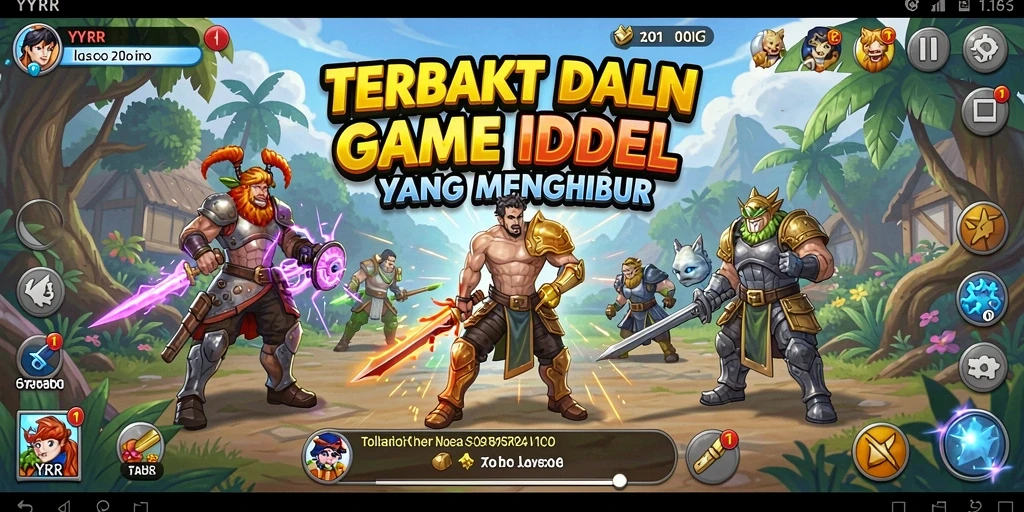 Tampilan menarik dari gameplay YYRR yang santai dan menyenangkan.