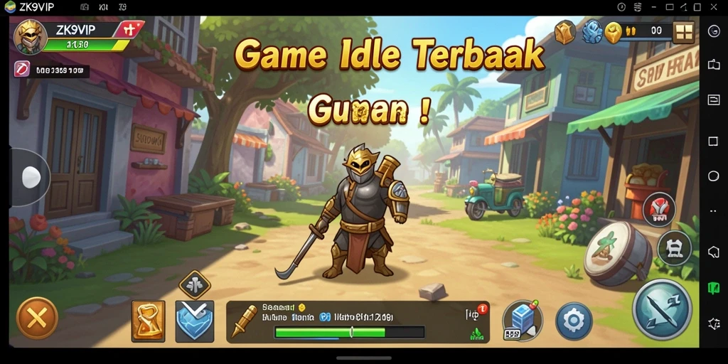 Screenshot ZK9VIP menampilkan gameplay yang penuh aksi dan strategi.